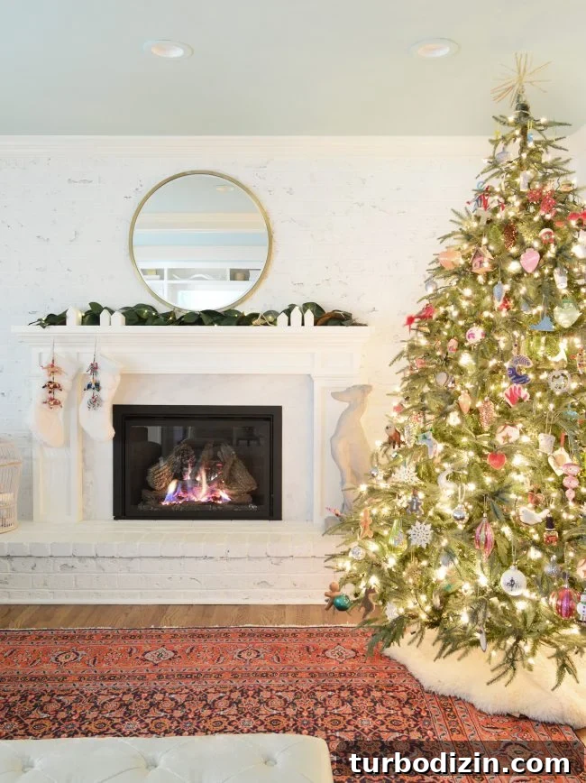 Holiday Home Tour: See Our Christmas Decorating Ideas 3 Full living room with tree