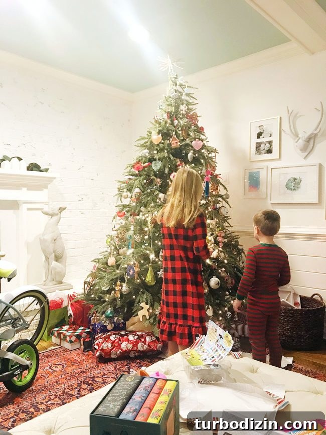 Christmas morning gifts