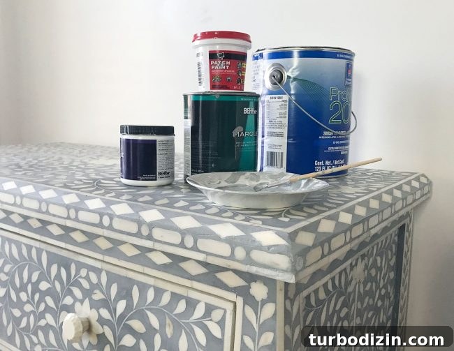 Repairing Cracked or Broken Inlay Furniture: Step-by-Step Guide 8 repaired inlay tile on dresser