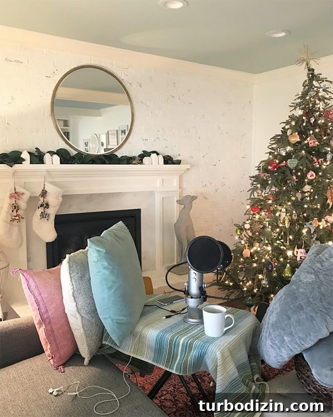 Dateline-Worthy True Crime at the Beach House: Episode 79 9 podcast setup with blankets