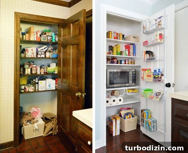 Build Custom Pantry Shelves: Step-by-Step Guide for Any Kitchen 18 closet pantry makeover with paint new shelving door organization