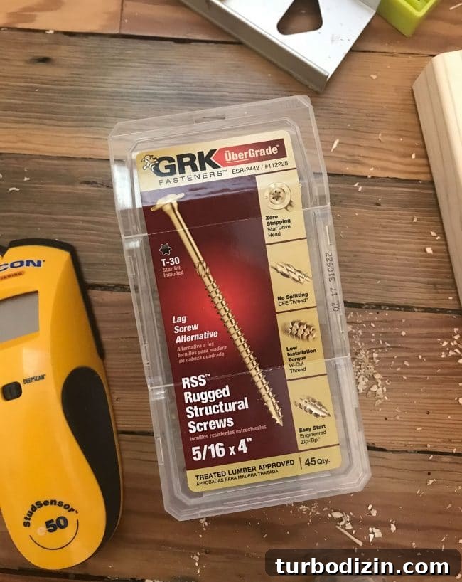 DIY Guide: Building Custom Built-In Bunk Beds for Your Home 11 rss rugged structural screw box from Home Depot