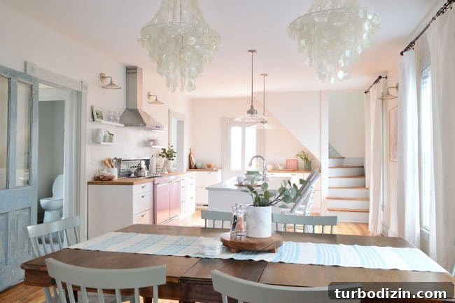 Updated Beach House Tour: Modern Coastal Interior Walkthrough 2 Living room view