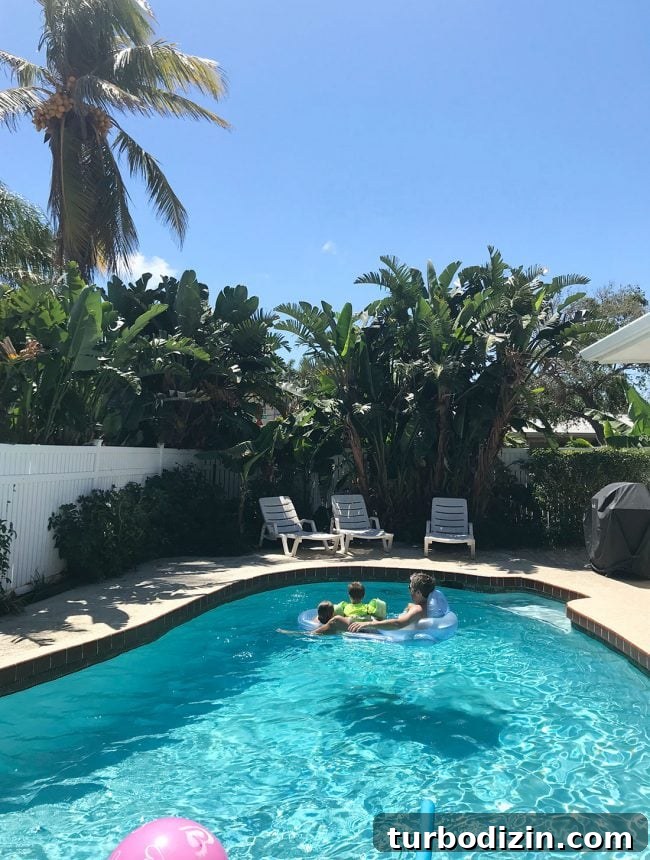 Family Spring Break in Fort Lauderdale: Beaches, Food & Fun Ideas 2 private pool at family spring break rental in pompano beach florida