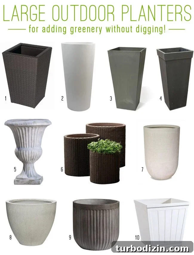 30-Day No-Extra-Shopping Challenge: Can We Do It? 8 Selection of planters