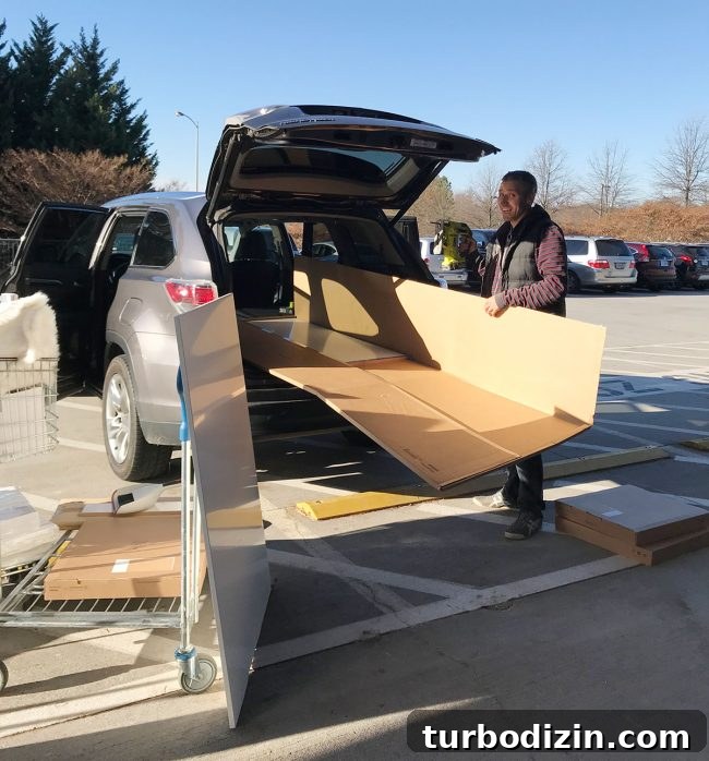 Duplex Drama: What Went Wrong Just When Things Were Going Well 6 Cutting Ikea panels in parking lot to fit car