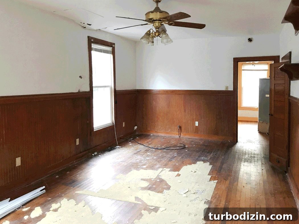 Duplex Renovation Complete: Fast Restoration of a Historic Home 16 Progress GIF from demo to framing