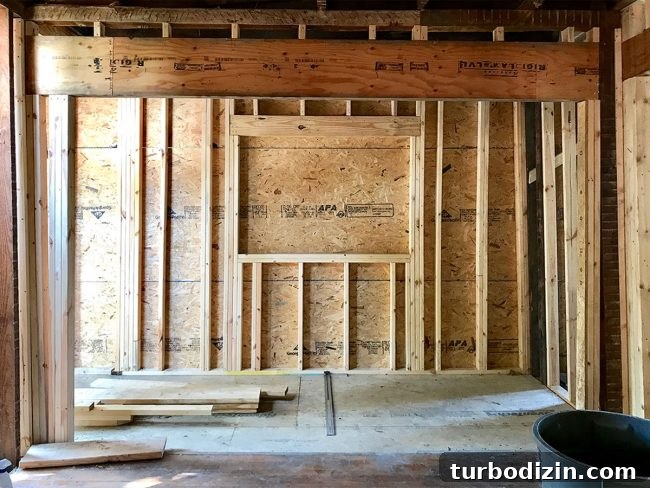 Duplex Renovation Complete: Fast Restoration of a Historic Home 19 Wide opening for pocket doors