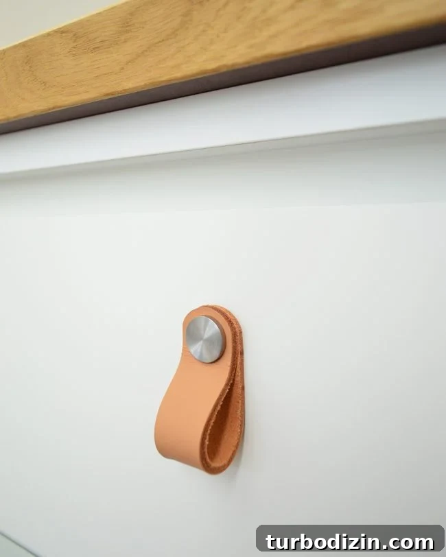 Convert an IKEA Malm into a Built-In Dresser: Step-by-Step Guide 12 Leather Pulls On Ikea Malm Dresser