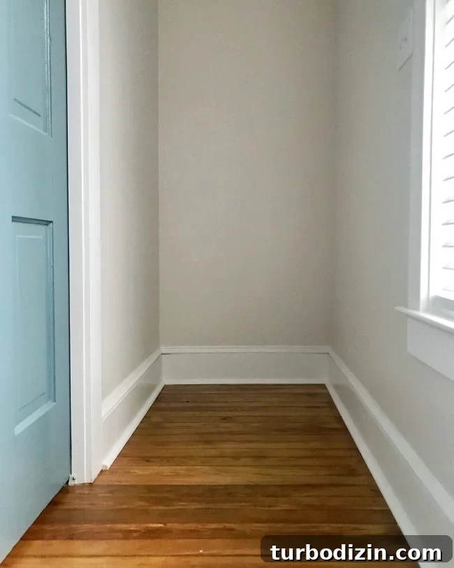 Convert an IKEA Malm into a Built-In Dresser: Step-by-Step Guide 6 Empty Nook At Top of Stairs