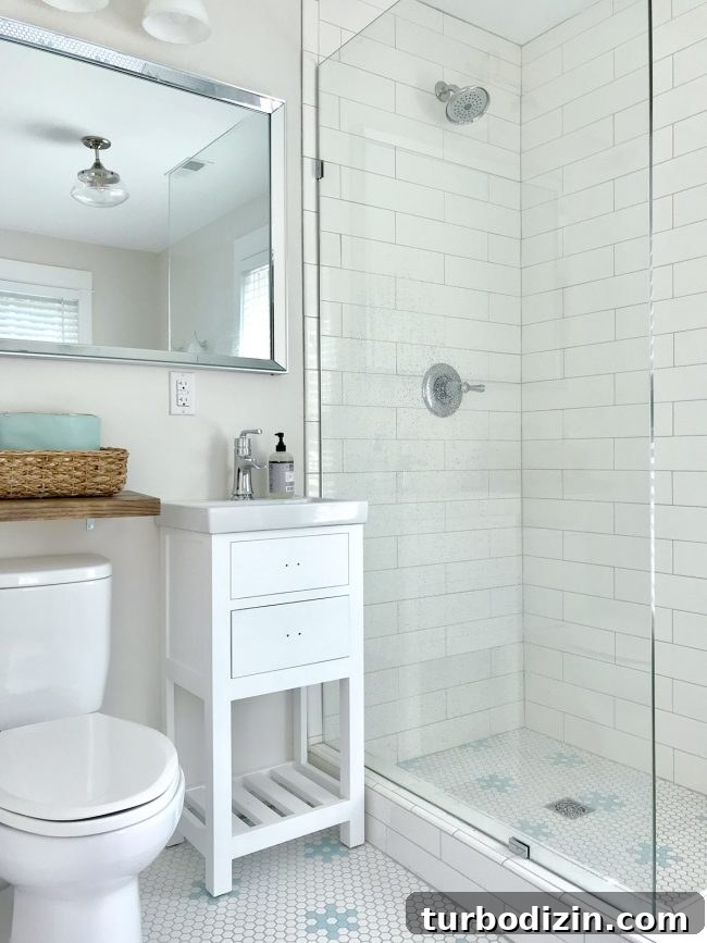 Episode 110: How a Burst Pipe Flooded Our Bathroom—and What We Did Next 4 Vanity installed with faucet