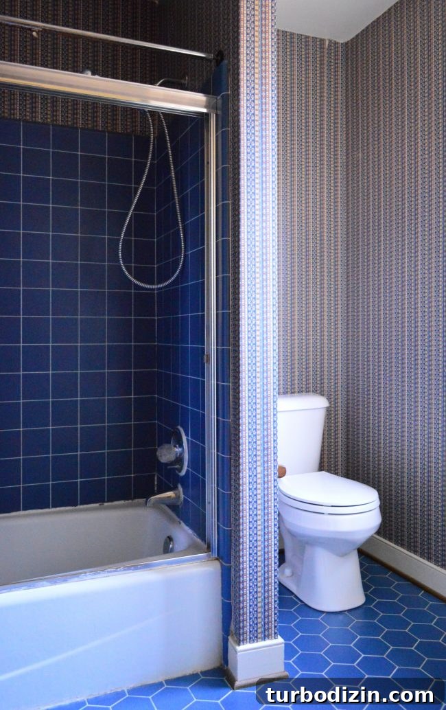 Episode 110: How a Burst Pipe Flooded Our Bathroom—and What We Did Next 8 Before photo of bathroom