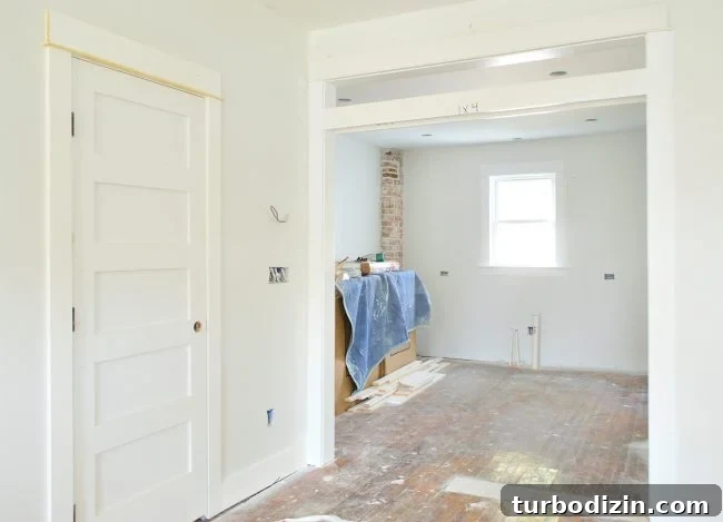 What's New at The Duplex: Latest Updates and Events 9 Five-paneled doors and brick chimney
