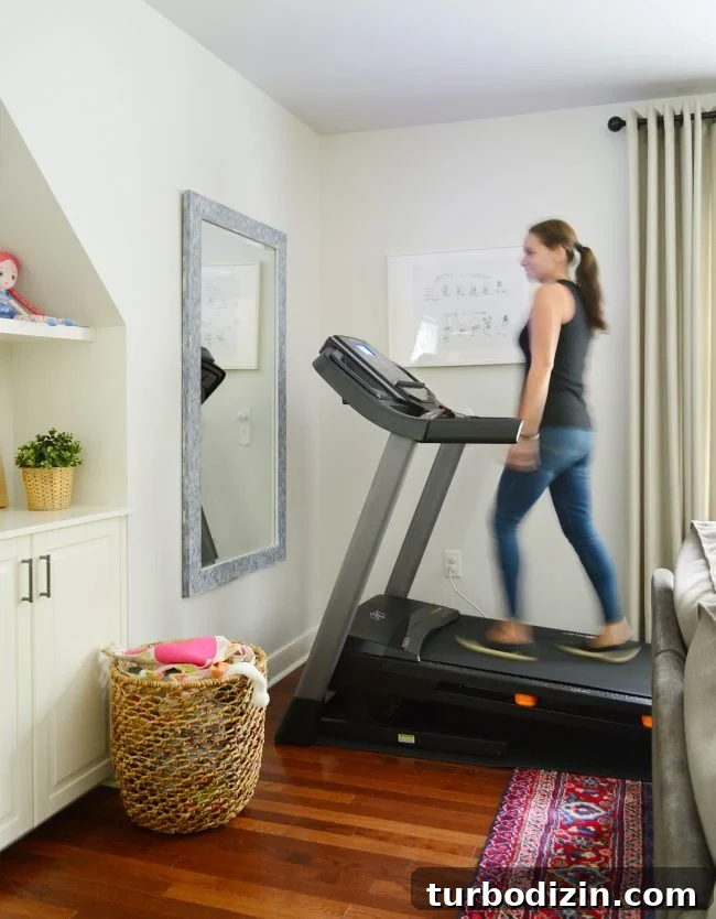 Why Decorating One Room at a Time Can Slow Your Home Makeover 12 Mirror reflecting TV