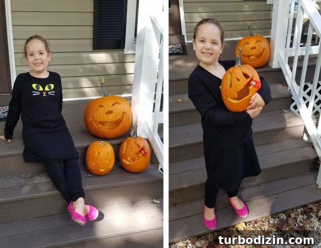 Pumpkins on porch