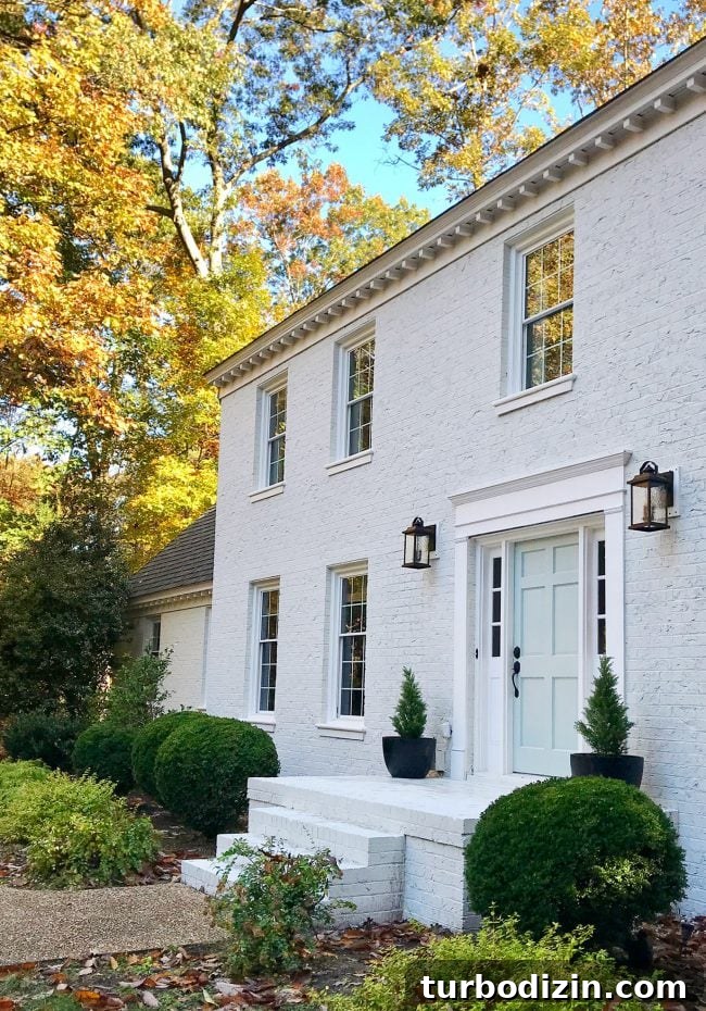 How a Close Call Nearly Ruined Our House Painting Makeover 2 House painting progress