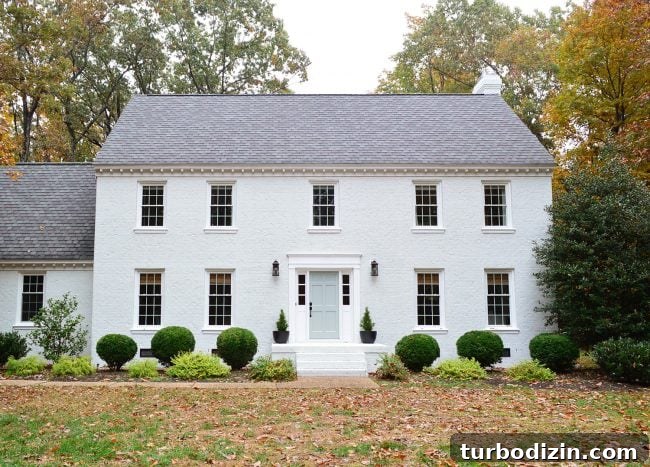 How a Close Call Nearly Ruined Our House Painting Makeover 9 Tamed landscaping