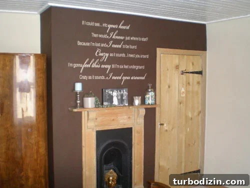 wall-decal-chocolate-guest-bedroom-wall wall-decal-chocolate-guest-bedroom-wall