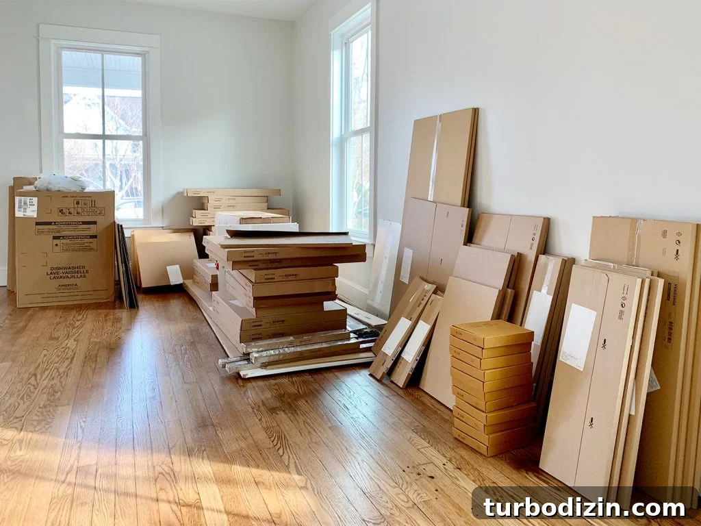 Two Kitchens, One Home: A Story of Renovation and Design 7 Stacked Ikea boxes for duplex kitchens