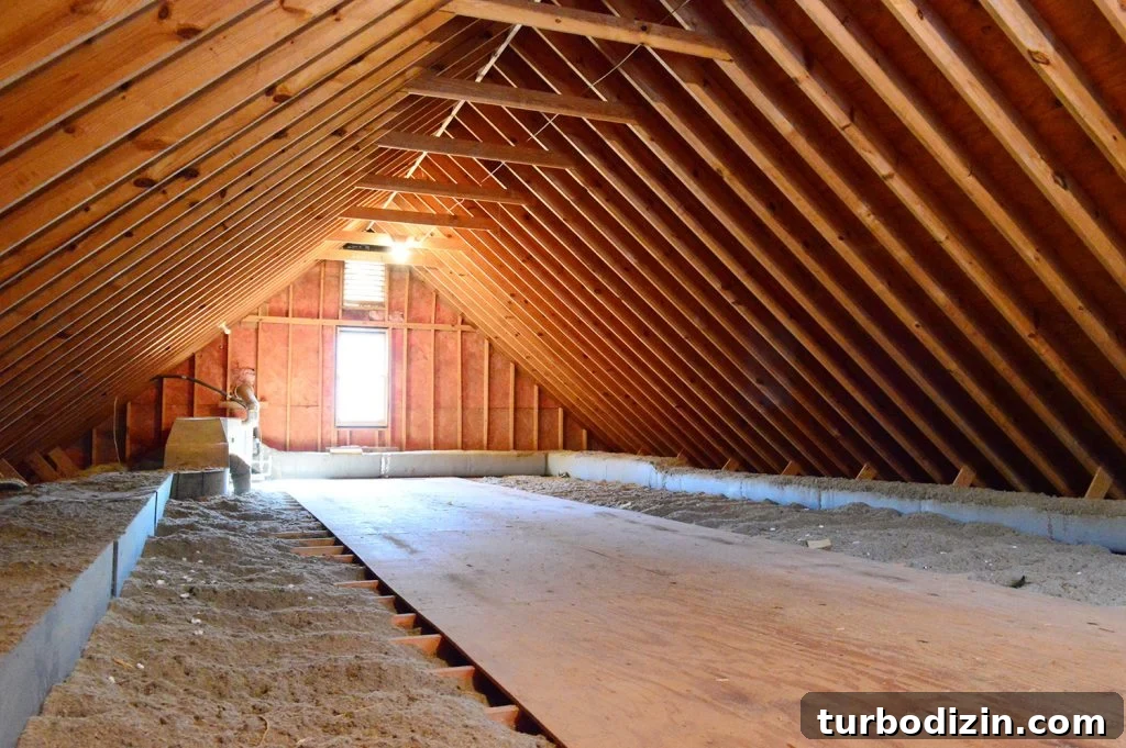 Attic when house was bought
