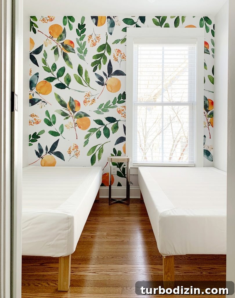 Can Science Make Our Homes Happier? Practical Insights for Living Better 12 Removable Wallpaper Mural With Oranges In Room With Two Twin Beds