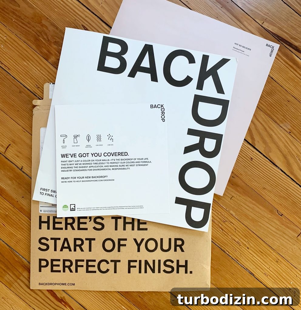 Backdrop decal samples