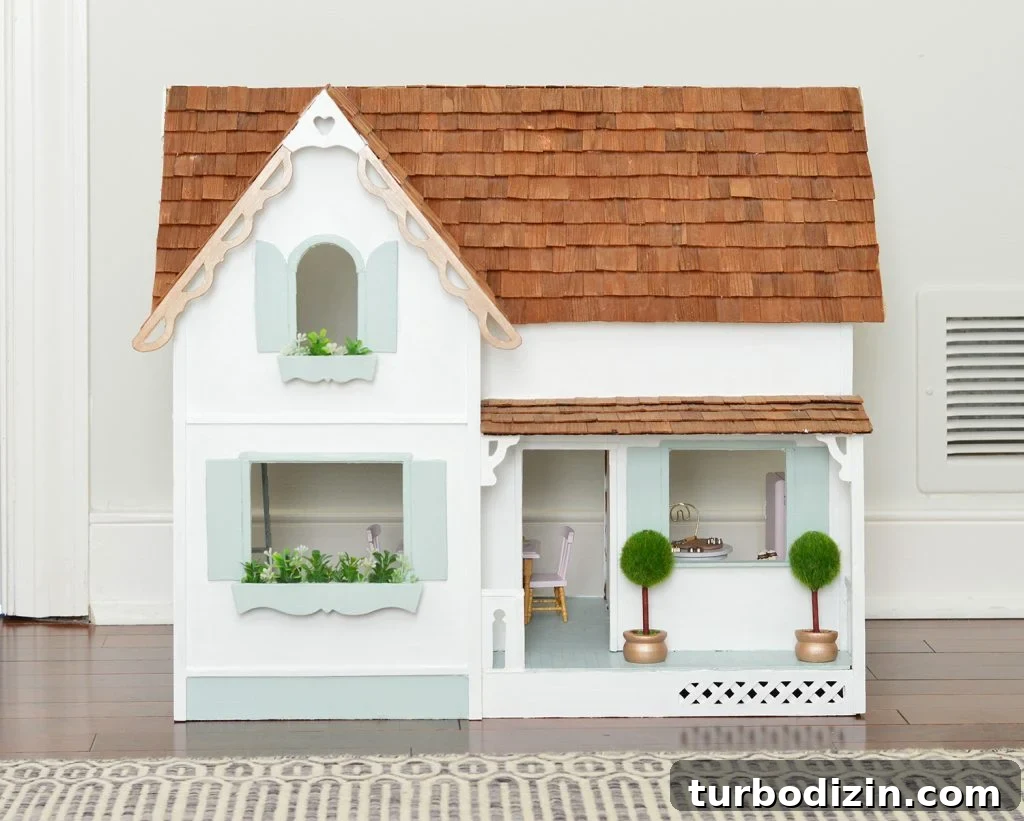 How Many Dollhouses Is Too Many? Signs You’ve Collected Too Many 4 Dollhouse after partial makeover