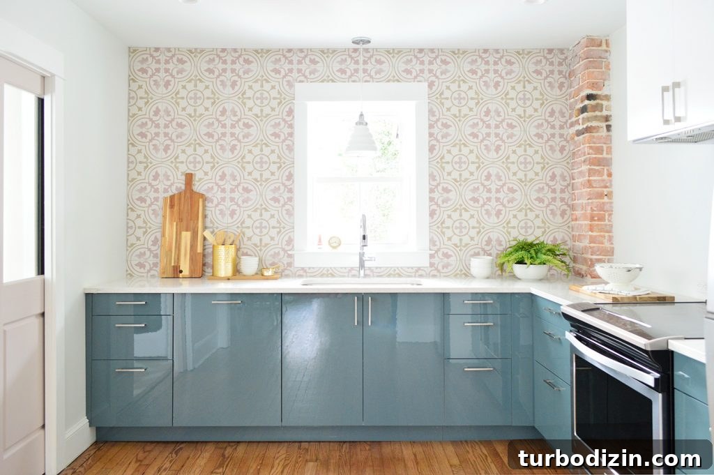 8 Essential Steps to Take Before You Start Tiling 4 Pink Tile Bar Backsplash Installed In Blue Ikea Kitchen