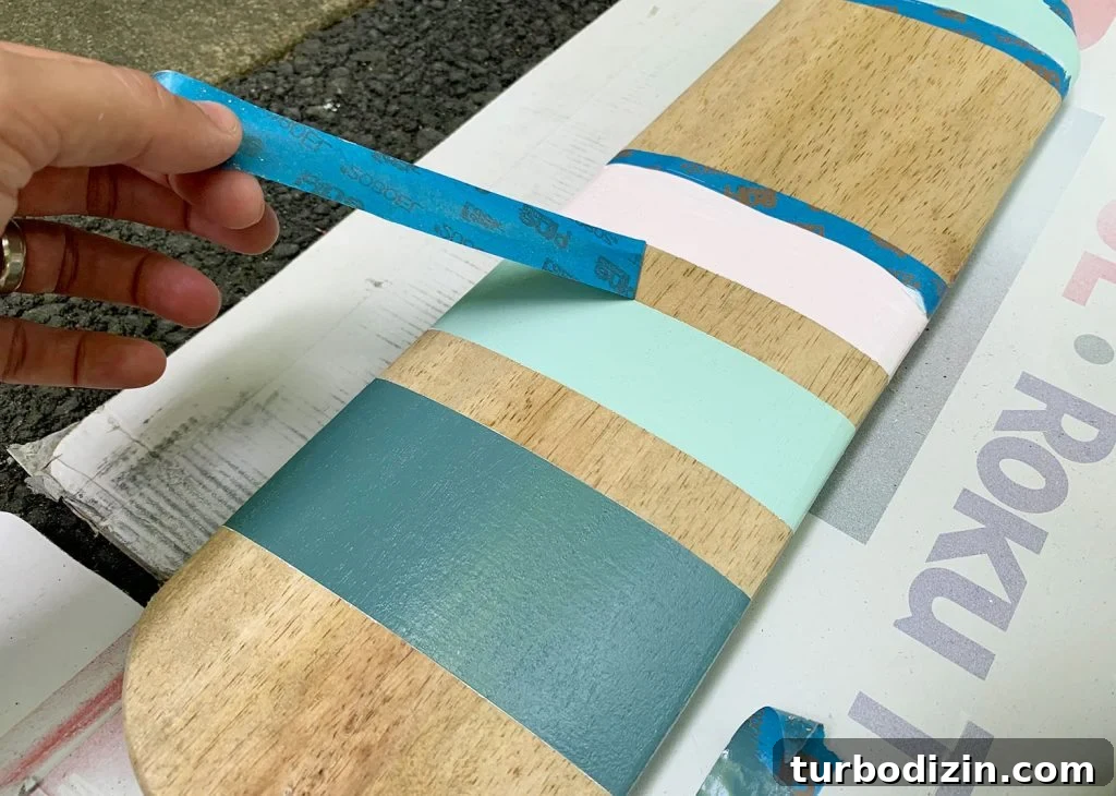 Paint Decorative Oars for Beach House Decor: Step-by-Step Guide 11 img 91759 11
