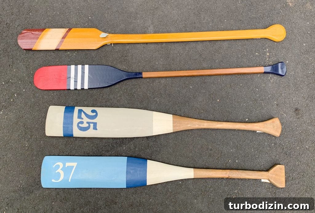 Paint Decorative Oars for Beach House Decor: Step-by-Step Guide 5 img 91759 5
