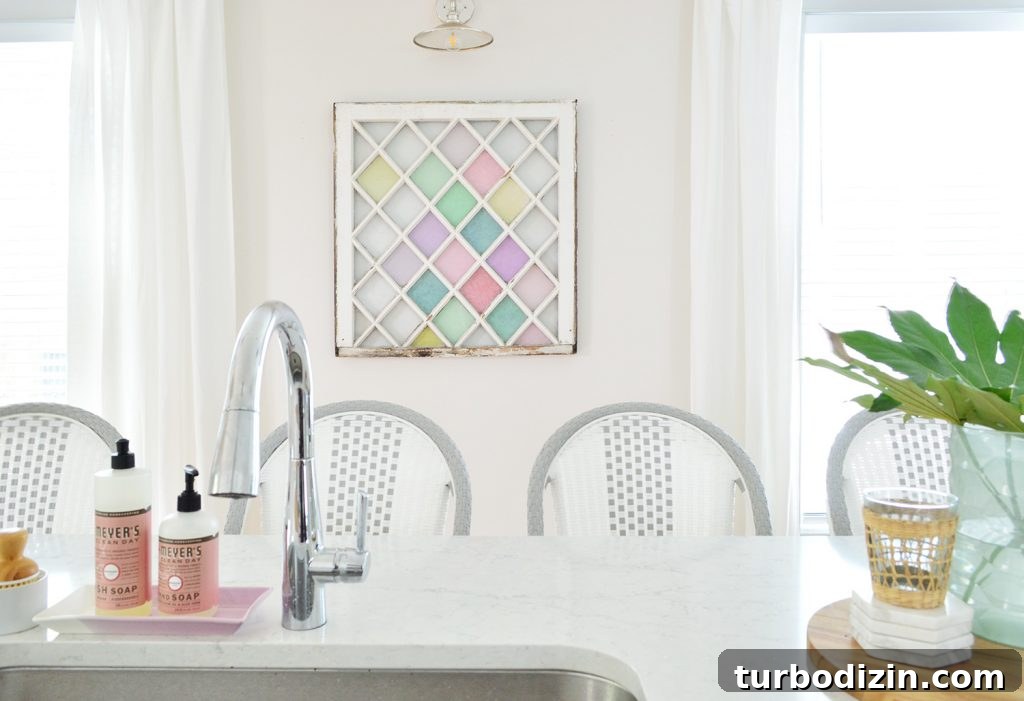 DIY Faux Stained Glass Window Tutorial: Step-by-Step Guide 13 Color DIY Stained Glass Window Hanging Beyond Beach House Kitchen Island