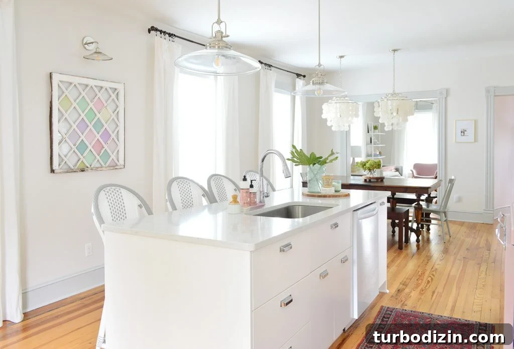 DIY Faux Stained Glass Window Tutorial: Step-by-Step Guide 4 DIY Stained Glass Window Using Tissue Paper In Beach House Casual Kitchen