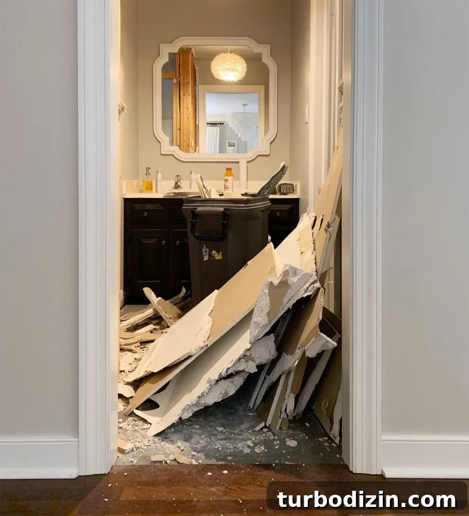 How to Plan a Bathroom Renovation: Step-by-Step Guide for Success 2 Bathroom mid-demo