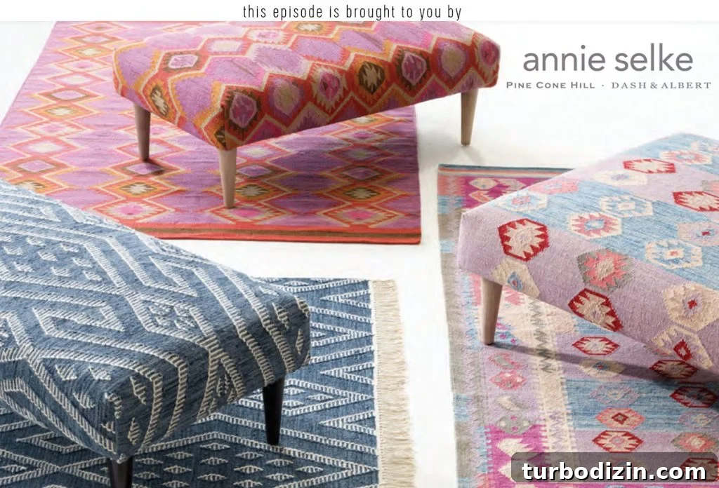 Episode 149: The Story That Turned Me Into a Plant Lover 6 Annie Selke rugs