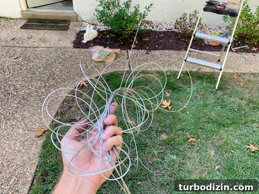 DIY Garden Trellis: Step-by-Step Guide to Build Your Own 17 Tangle Of Galvanized Wire For Vine Training