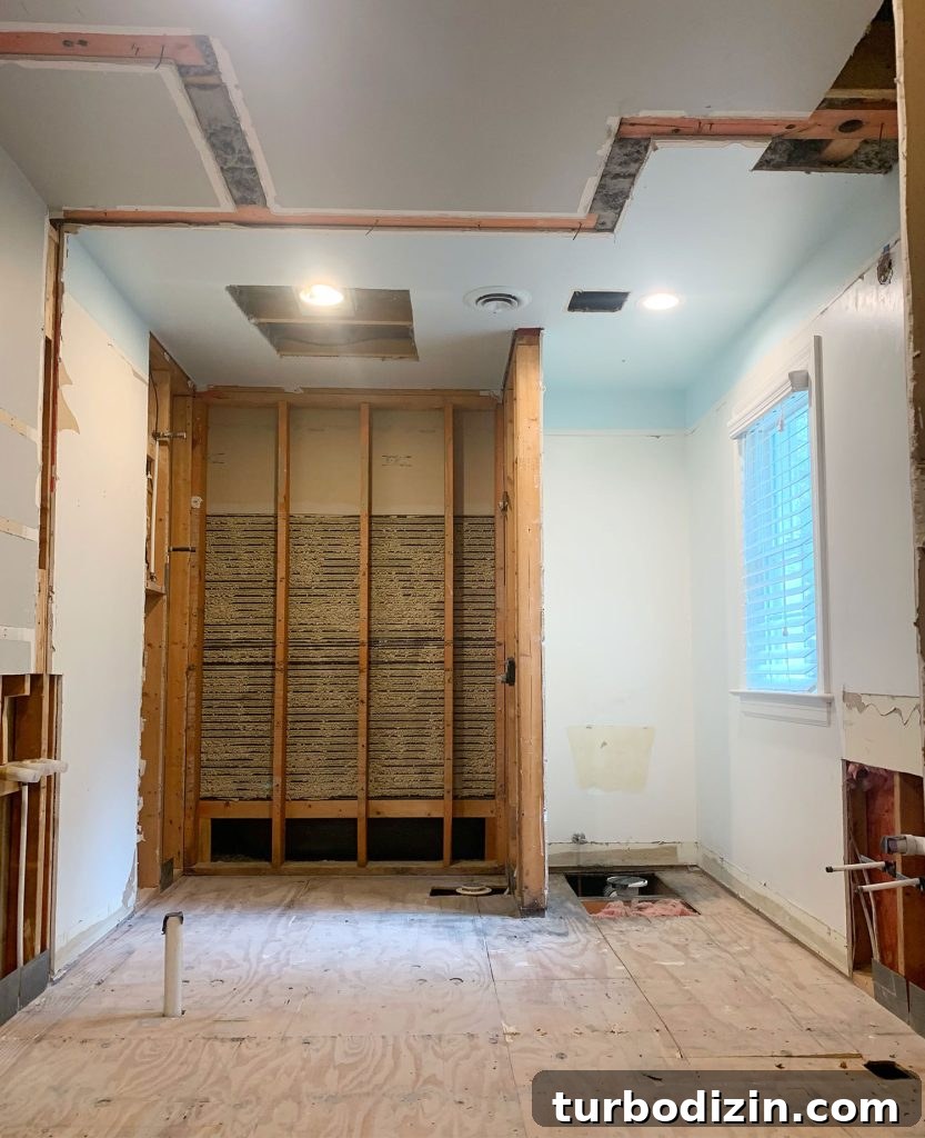Managing Renovation Stress: 5 Practical Tips for a Smoother Remodel 13 Bathroom During Demo With Walls Removed