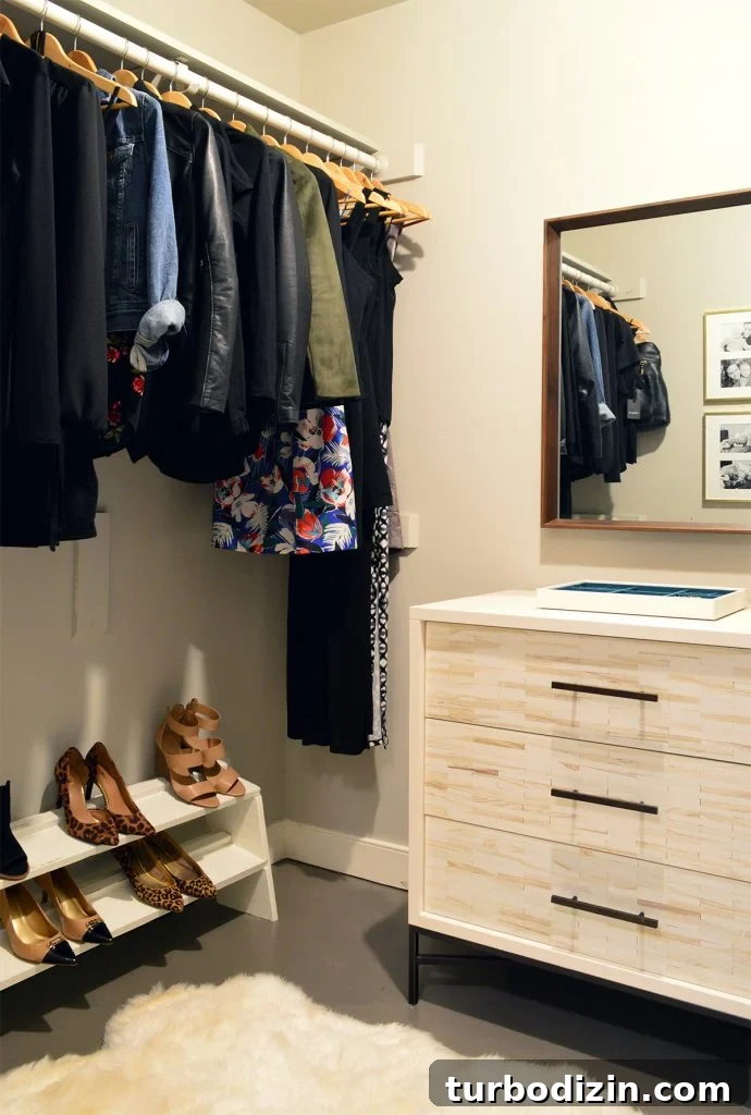 Closet before photo