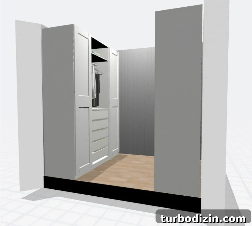 Ikea Pax planner rendering