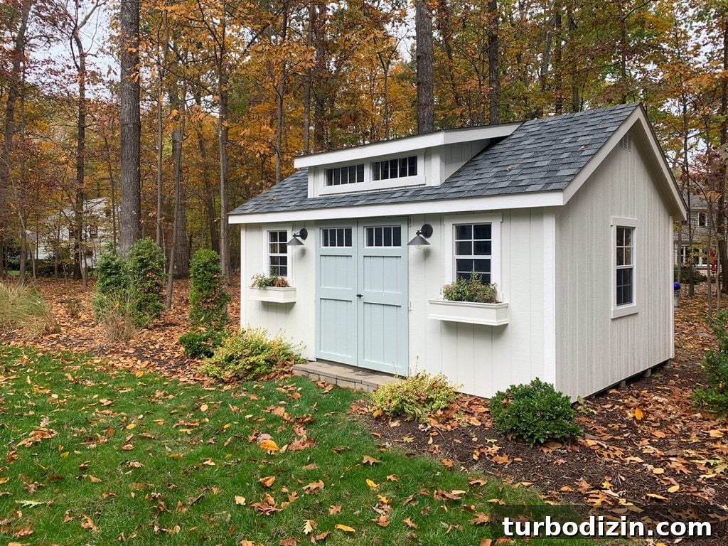 Painting Our Shed and Adding Window Boxes for Curb Appeal 14 img 93178 13