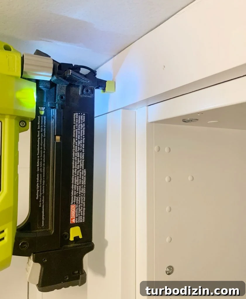 Nailing Second Board To Build In Ikea Pax Closet System