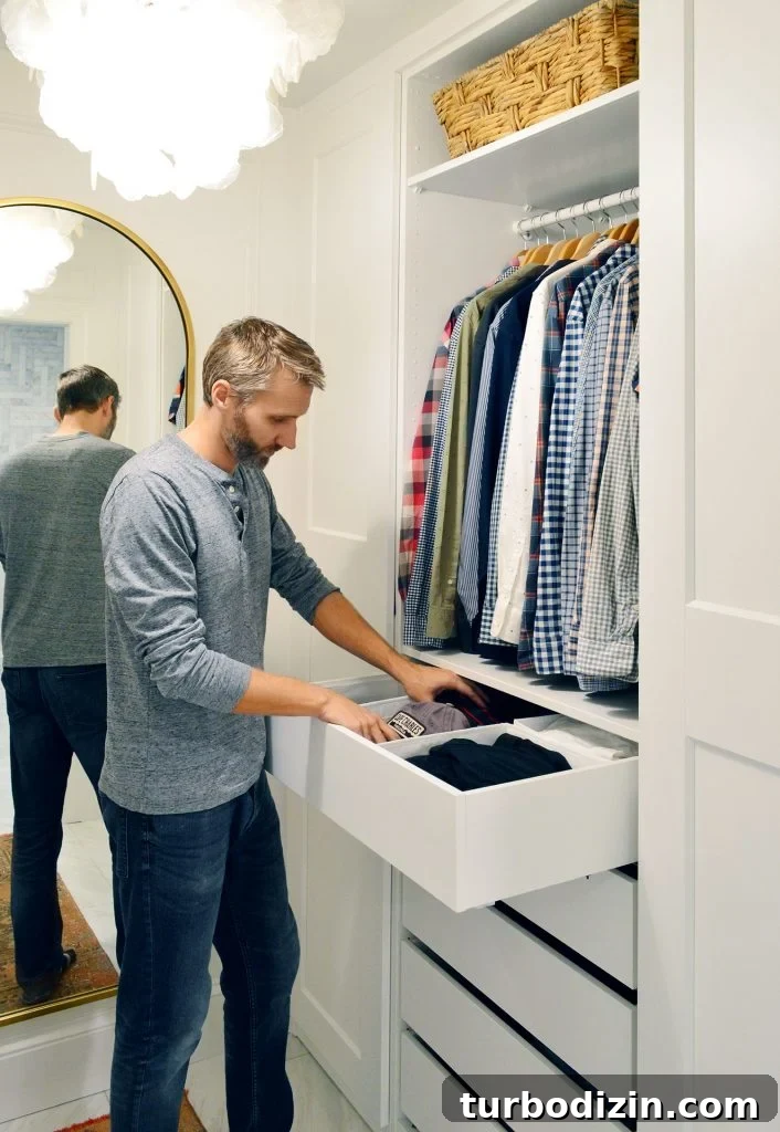 John Getting Clothes Out Of Ikea Pax Drawer System