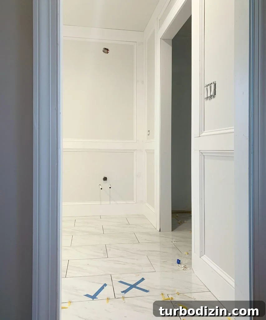 How to Install Decorative Wall Molding for a Polished Look 7 Unpainted DIY Decorative Wall Molding In Bathroom