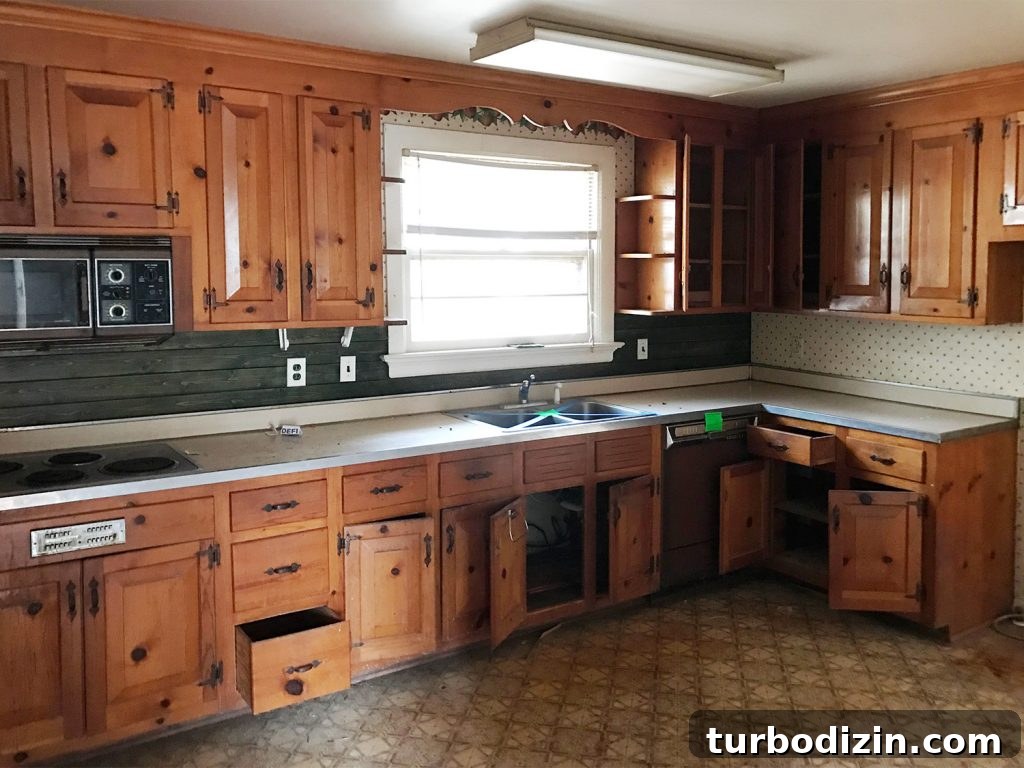 Preparing Our House for Sale: Steps We Took to Get It Market-Ready 7 Rental kitchen before