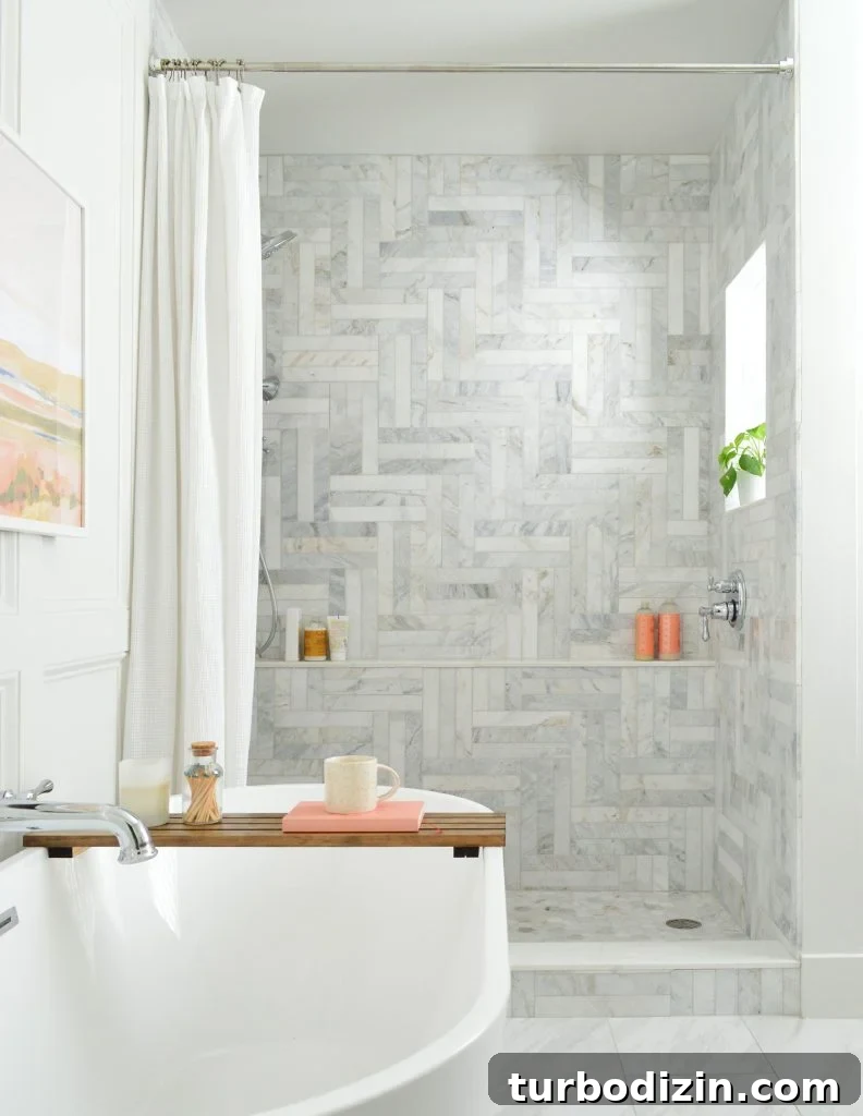We Sold Our House: How the Move Changed Our Lives 4 Installed no-drill tension shower rod