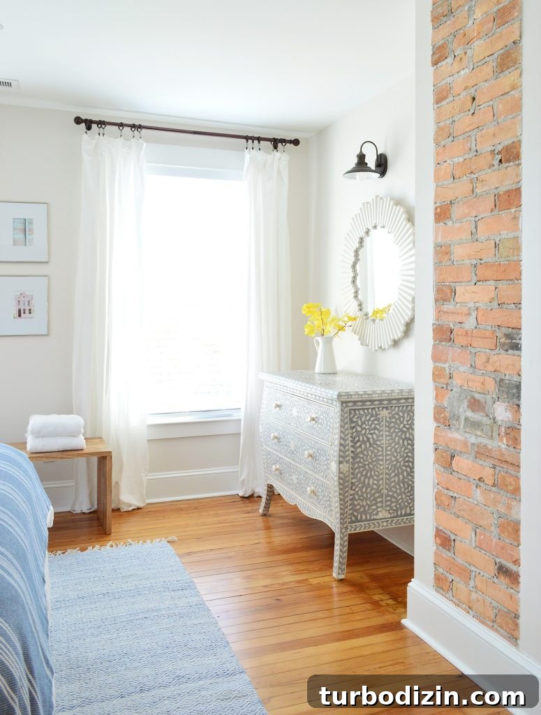 How to Declutter and Downsize Your Home: A Step-by-Step Guide 8 Inlay dresser in front bedroom