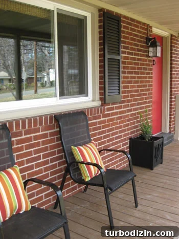 front-porch-decorating-seating-area-doorway-planter-red-door front-porch-decorating-seating-area-doorway-planter-red-door