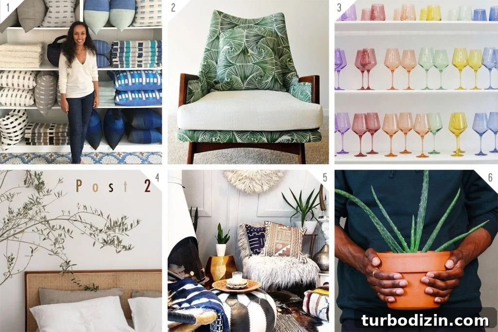 500+ Black-Owned Businesses to Support Near You 4 Numbered Grid of Black owned Furniture And Decor Businesses