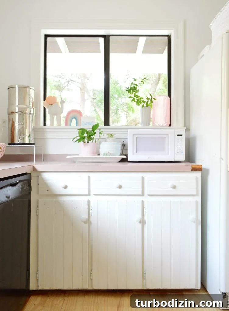 5 Quick Kitchen Updates to Transform Your Space 9 Before Photo Of Painted Wood Cabinet Knobs On Kitchen Cabinets