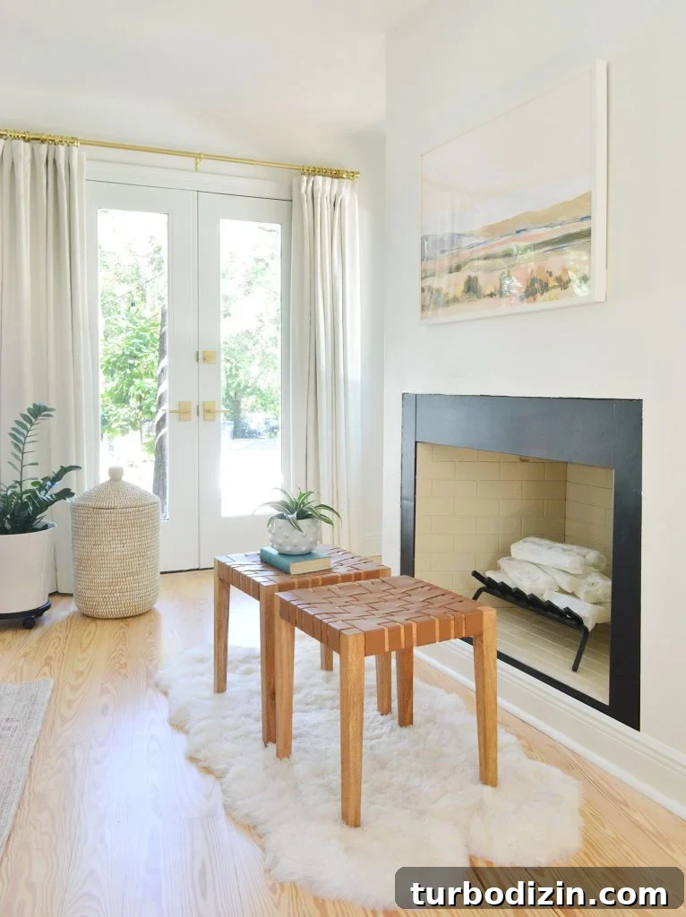 How to Build a Selenite Crystal Fireplace for Your Home 13 Bedroom fireplace with white crystal logs stacked like firewood and candles unlit