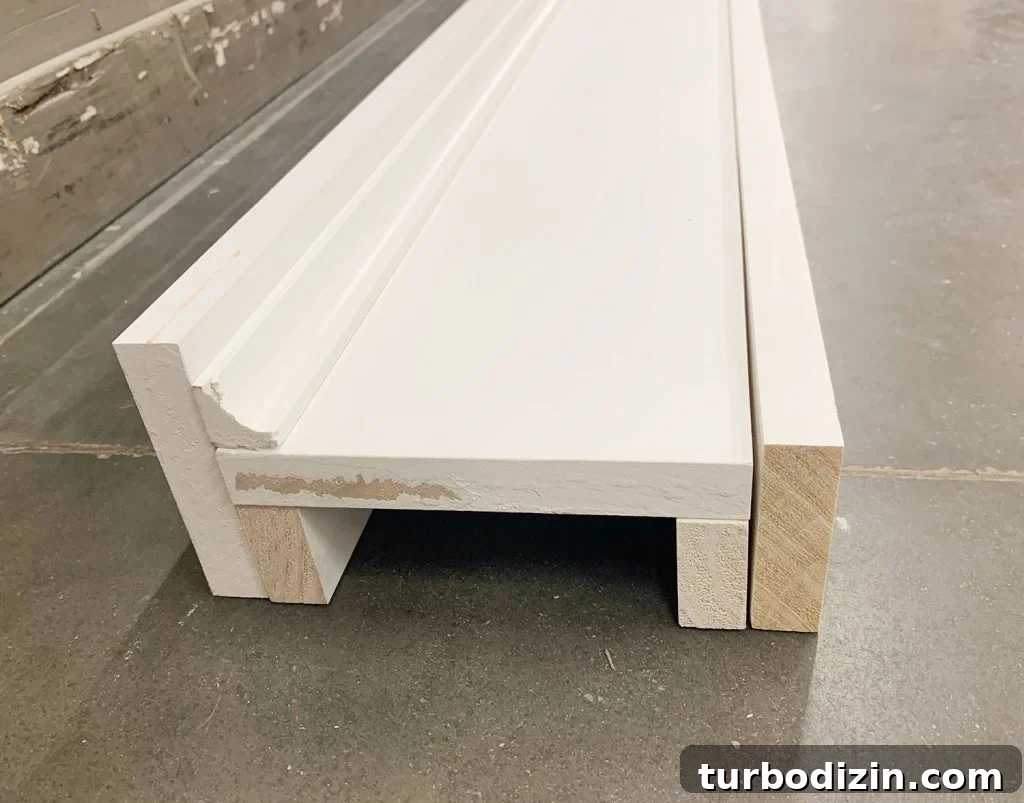 Modern Fireplace Mantel Ideas: Step-by-Step Build Guide 9 Piece of White Wood Stacked On Floor In Fireplace Mock Up